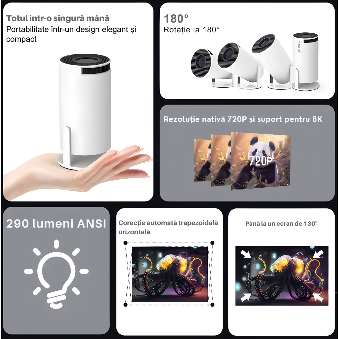 Viziora™ - Mini Proiector